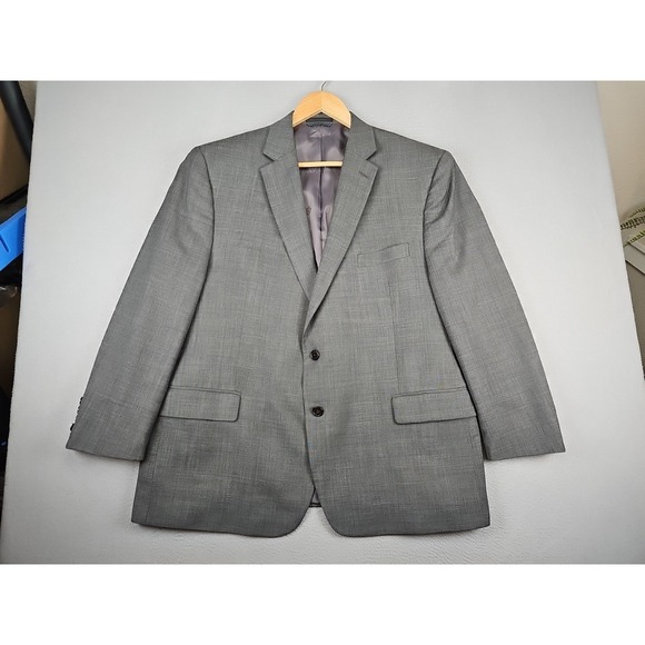 Lauren Ralph Lauren Other - Lauren Ralph Lauren Blazer Black Label Men's 48R Gray 100% Wool Suit Jacket Coat